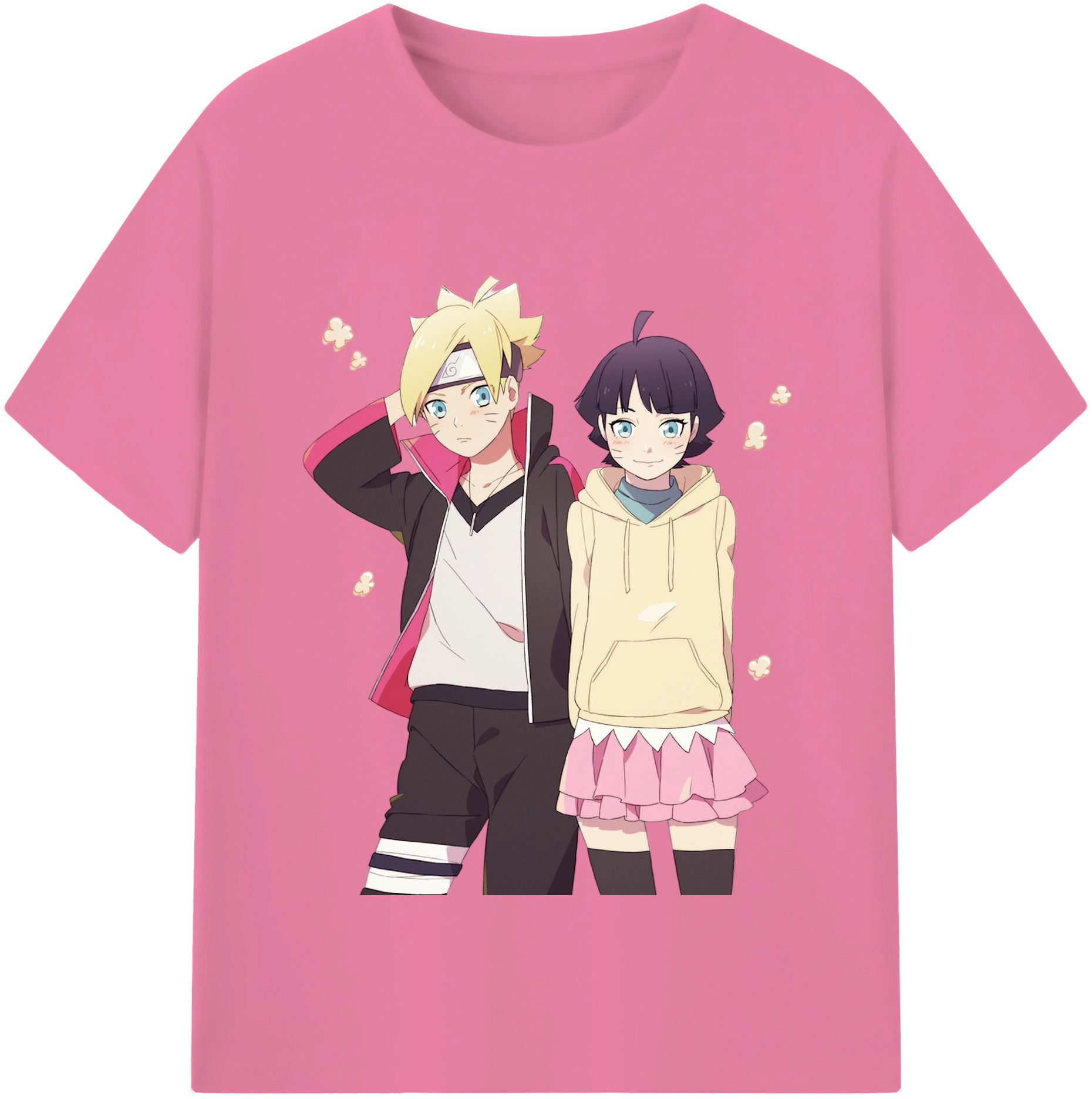 （画像用） NARUTO -ナルト- うずまき ボルト Uzumaki Boruto 綿100％半袖Tシャツ（フロントプリント）
